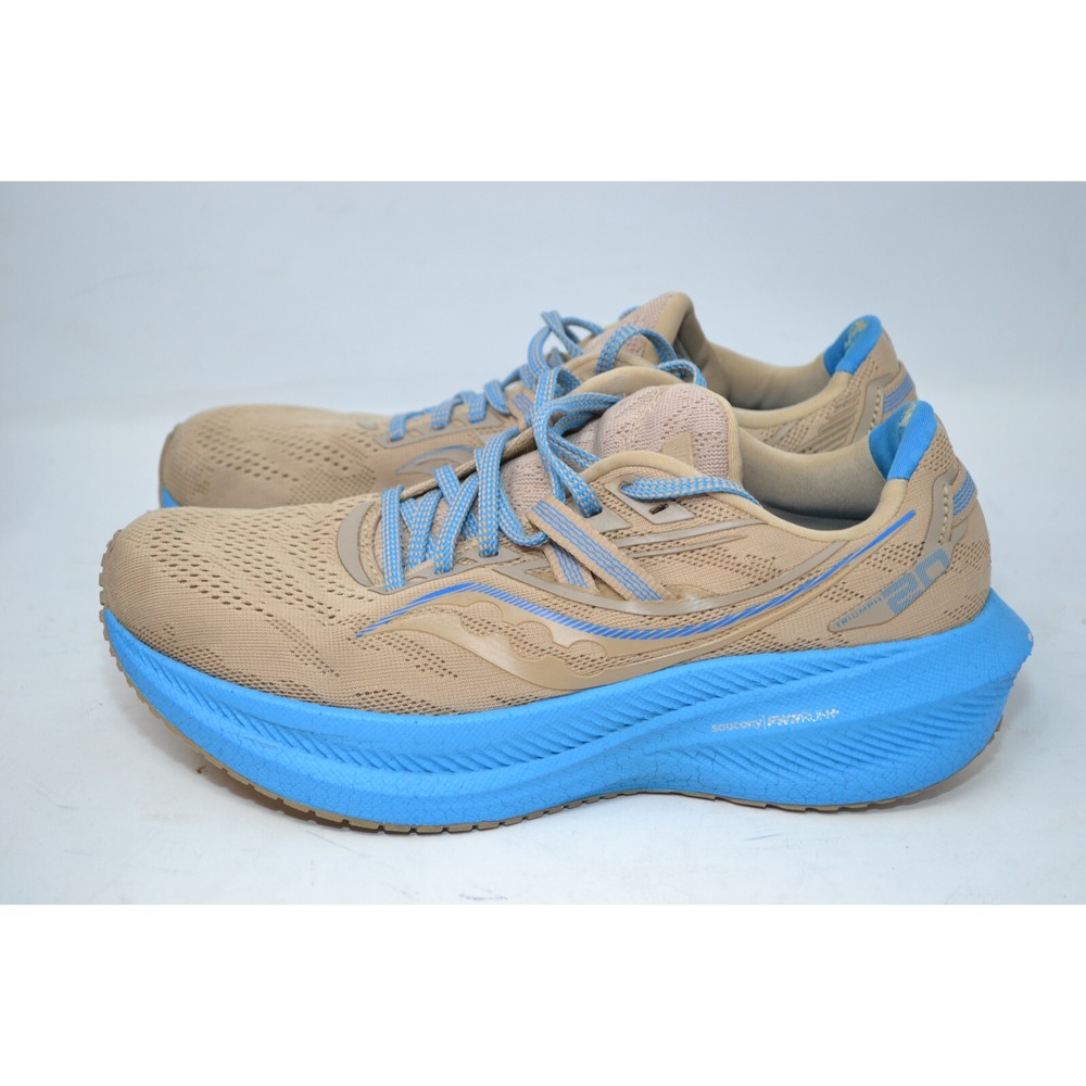 Saucony Triumph 20 Shoes Womens Size 8 Desert Aqua Road Running Support Trainer - Picture 5 of 12